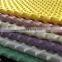 100% polyester super soft plush warp knitted Minky Dot Fabric for baby