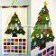 Hot selling diy felt christmas decoration indoor