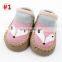 Fox Kids anti slip First Walkers Floor Socks slipper Spring Baby Shoes Non-slip Toddler Socks 12Colors