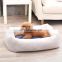 Rectangle Dog Bed Soft Velvet fabric Pet bed for Dogs & Cats with Non Slip Bottom