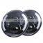 High quality 7Inch Round LED Headlight Halo White yellow Angel Eyes for Jeep Wrangler for harley motorcycle
