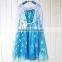 Instyles snow embroidered lace long sleeve dress made in china girls froze elsa dress