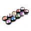 Hot sales colorful nail multi chrome pigment magic mirror powder