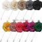 Landisun Handmade Men's Flower Lapel Stick Brooch Pin Boutonniere For Suits