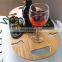 New  creative multi-functional wooden wine rack outdoor dining wine table for picnic