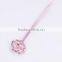 2015 new model FY-0023 fashion flower with beads hair barrette clip wholesale