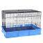 3 Tier 12 Cell Galvanized Sheet Rabbit Cages For wholesale