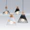 Nordic Decorative Metal Hanging Lamp Cage Shade Pendant Light