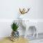 gold pineapple shaped table tabletop electroplate ceramic flower vases for home decor