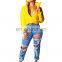 Wholesale Custom Foam Jacket Warm Women's Cardigan Oil Leather Jacket Casual Sports Plus-size Jacket
