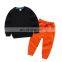 High quality crewneck 2pcs kids hoody hot sale baby clothing set boy newborn