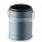 3L 5L Mini Table Garbage Container Odor-free Stainless Steel Kitchen Compost Bin with Filter Lid