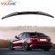 Auto spoiler for Alfa Romeo Giulia Spoiler Carbon Fiber Rear Trunk Spoiler Black Finish Quadrifoglio Verde QV Style 2015 - UP