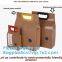 Square Bottom White Eco Friendly Shopping Food Kraft Paper Bag,Gift Craft Shopping White Kraft Paper Bag With Handle Man