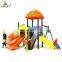 Children Amusement Park Equipment Kindergarten Kids Plastic Commercial Outdoor Playground Garden Slide And Swing