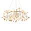 Modern Simple Gold Pendant Light LED Crystal Lamp Firefly Chandeliers Lamps