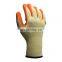Cotton Work Gloves Latex Coated Safety Work Gloves Latex Wrinkle Construction Gloves