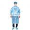 Wholesale Anti Static Level 2 Protective Non Woven Disposable Lab Coat coveralls safety protective coverall