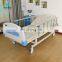 Best Sale Manual One Function Aluminum Alloy Side Rails Luxury Covered Caster Hospital Med Beds With ABS Headboard