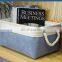 New Product Customize LOGO Cotton Linen Foldable Sundries Clothes Home Organizer Cars Storage Box for Household Home Decor