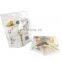 Plastic resealable zipper 250g wheat flour powder stand up bag