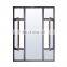 aluminium profile double glazed double casement swing and hinged windows