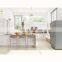 european style modern high gloss house cabinets custom white lacquer shaker kitchen cabinets