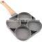 4-Cups Aluminium Alloy non-stick frying pan Multifunctional omelette pan with wood grain handle