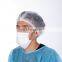 BFE 99% medical nonwoven mask blue black 3ply surgical facemask