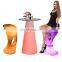 hookah sofa /Led Outdoor Rechargeable Modern Waterproof Commercial Bar Furniture Led Cocktail Table and Chair