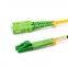 Fiber Optic Patch Cable LC APC to SC APC OS2 Duplex Single Mode PVC 2.0mm