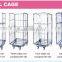 Foldable Metal Security Hotel Housekeeping Maid Cart Trolley