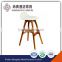 Online commercial bar furniture wooden rustic upholstered counter height chairs