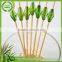 2016 New Arrival environmental food cocktail bamboo colored ball picker