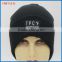 100% acrylic black winter knitted hats/ beanie hats