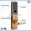 Zinc Alloy touch screen security smart Keyless fingerprint reader door lock