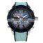 LP7648 Factory price plastic case PU band analog digital sports fashion watch