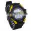 LP1338_YW Rubber strap digital chronograph timer counter LCD sports watch