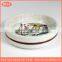 porcelain ceramics ashtray coated colorful pearl glazed for souvenir and decorative used,accept custom logo