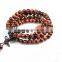6mm Tibetan Buddhist 108 red tiger eye stone Prayer Bead Mala Necklace
