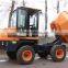 3ton site truck dumper rotary bucket,1.5cbm capacity