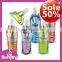 Plastic Kids Foldable Water Bottle, FDA, SGS, CE standard, PBA free