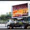 High quality outdoor xxx video truck used led display p6 full color moving truck ad screen
