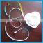 Popular Love Heart Shape Health Care Plastic Measure Tape for body