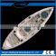 2016 New design hot sale plastic canoe ocean kayak with trolley -Sunrise Angler