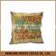 Wholesale Custom Print Decorative Throw Pillow Cover With Zipper