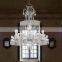 French Baccarat Fine Crystal Chandelier Lighting Hotel Lobby Chandeliers E14/E27 Pendant Hanging Light Fixture CZ3507/24