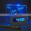 LED Bedside clock new design led message board alarm clock