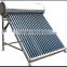 evacuated tube solar hot water heating all stainless steel non pressurized solar water heater