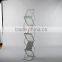 acrylic slat wall magazine rack
